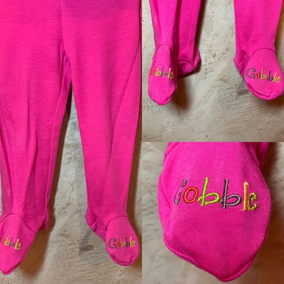 🔴 My First Thanksgiving Outfit Tutu Pink Skirt - Picture 3 of 6